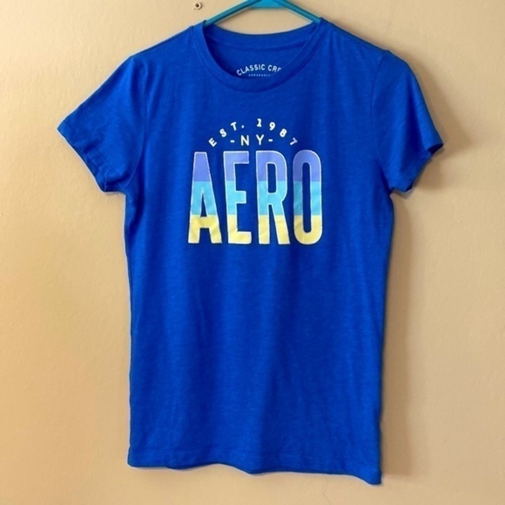 Aeropostale Blue Short Sleeve Tee